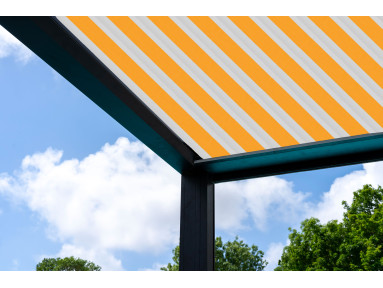 Toile de pergola Latim Traditions A 379 JAUNE/BLANC