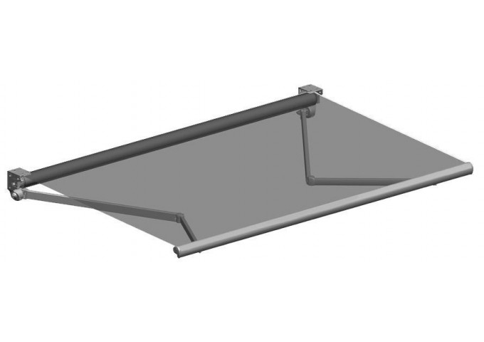 Store banne à bras invisibles Iguacu toile micro-perforée PVC Sunworker