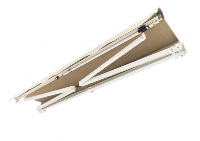 Store banne monobloc Jasmin toile microperforée PVC Sunworker