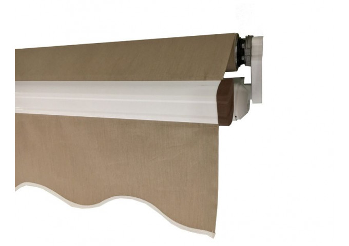 Store banne monobloc Jasmin toile microperforée PVC Sunworker