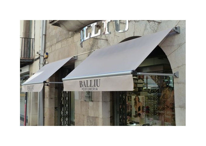Store Sumare à bras droits toile micro-perforée Sunworker Dickson