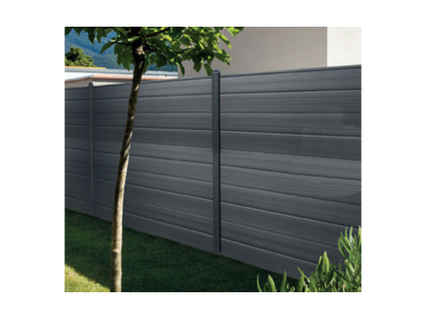 Claustra PVC gris anthracite Bokeh kit complet