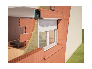 Volet roulant bloc baie avec et sans coffre lame PVC 42/9