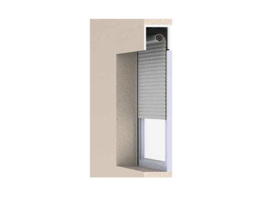 Volet roulant traditionnel sans coffre lame PVC 55/14