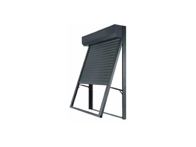 Volet roulant coffre à projection lames aluminium 42/9