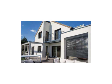 Volet roulant à lames orientables lames aluminium extrudé 54/10
