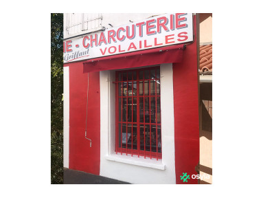 Toile de store rouge Dickson orchestra 3914