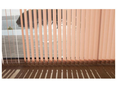 Store californien avec bandes de 89 mm avec toile Mattiz ignis norme feu M1