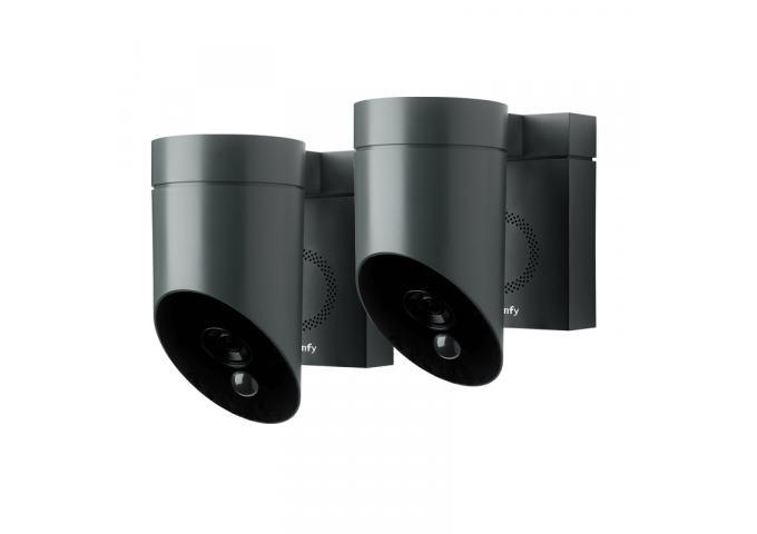 Lot de 2 Somfy Outdoor Camera Grise