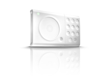 Lecteur de badge avec clavier à code pour serrure connectée