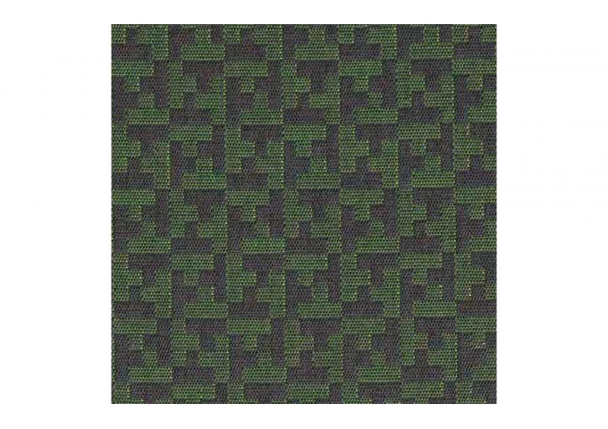 Tissu ameublement Citel 01113 Bits Bitmap graphite green