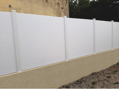 Clôture PVC brise vue Starck