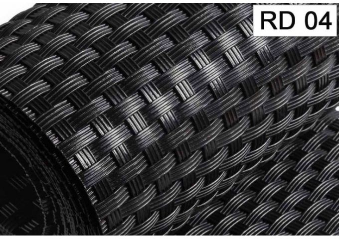 Brise vue en résine tressée black RD04 Rattan art