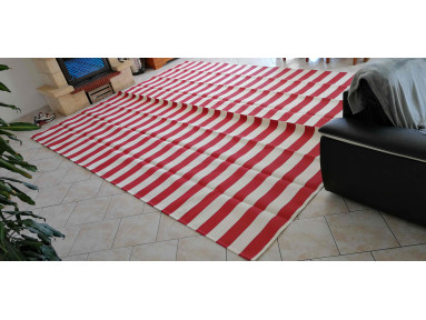Toile et lambrequins store banne double pente 4x3m