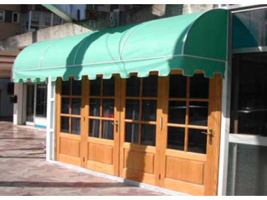 Store corbeille Parme en aluminium
