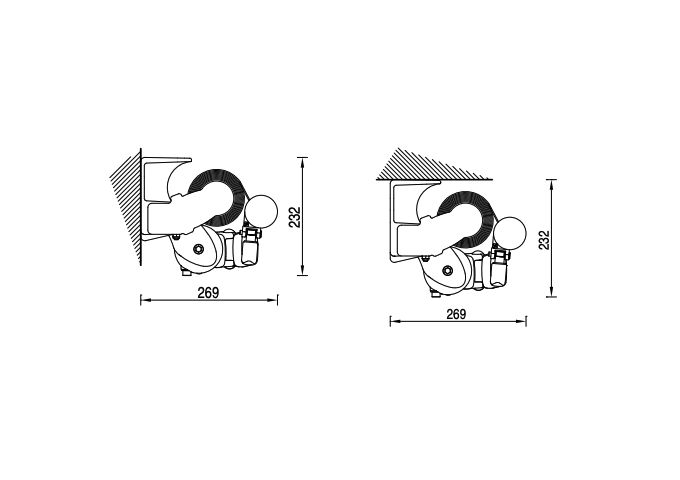 Store monobloc sur-mesure jusqu'à 12 x 36m, Bologne toile acrylique
