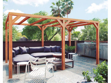 Pergola en bois Fuengirola...