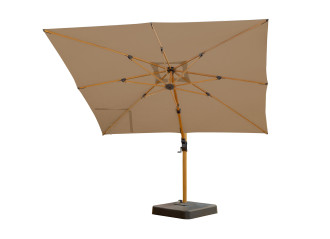 parasol déporté toile Sunbrella Taupe Chiné 3907-137
