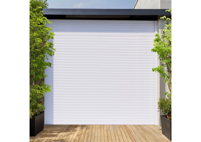 Volet roulant traditionnel manuel en PVC lames 43x9