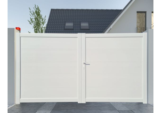 Portail Palma en PVC hauteur 1,65 mètres