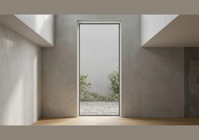 Moustiquaire enroulable latérale grandes hauteurs 1 vantail sur mesure