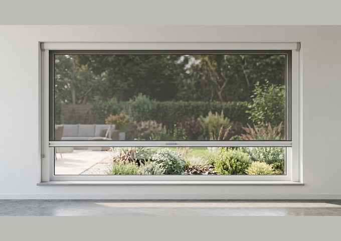 Moustiquaire de fenêtre enroulable verticale sur mesure