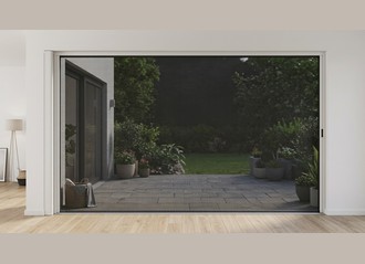 Moustiquaire enroulable latérale 1 vantail grandes dimensions sur mesure