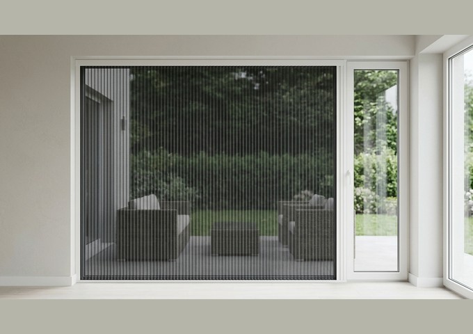 Moustiquaire plissée pour fenêtre 1 vantail sur mesure
