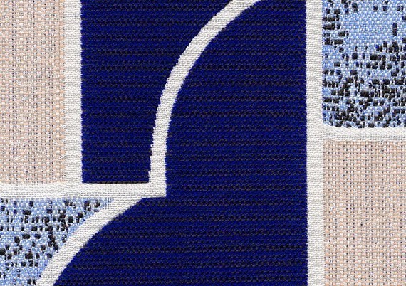 Toile au mètre Sunbrella Territory Lazuli J645