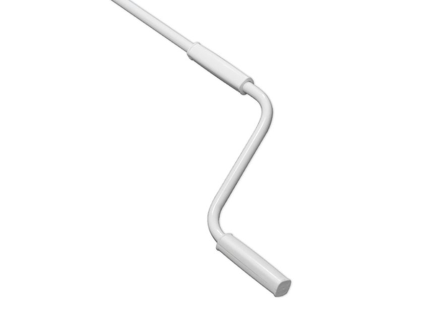 Manivelle Pour Store Banne 110cm - Noir - Acier Laqué - Compatible Most Stores - Poignée Ergonomique