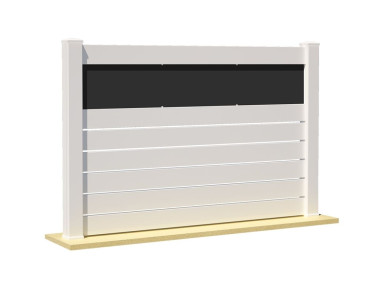 Clôture PVC brise vue Bolton