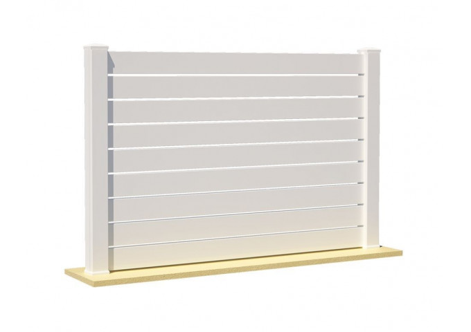 Clôture PVC brise vue Tyrel 010