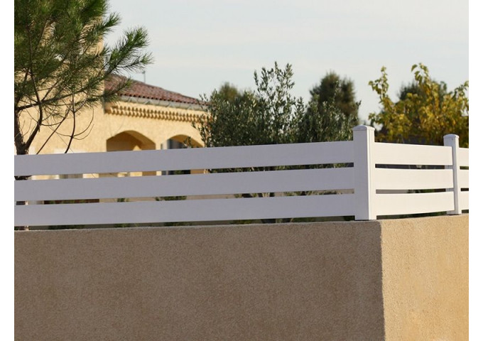 Clôture PVC brise vue Tyrel 020