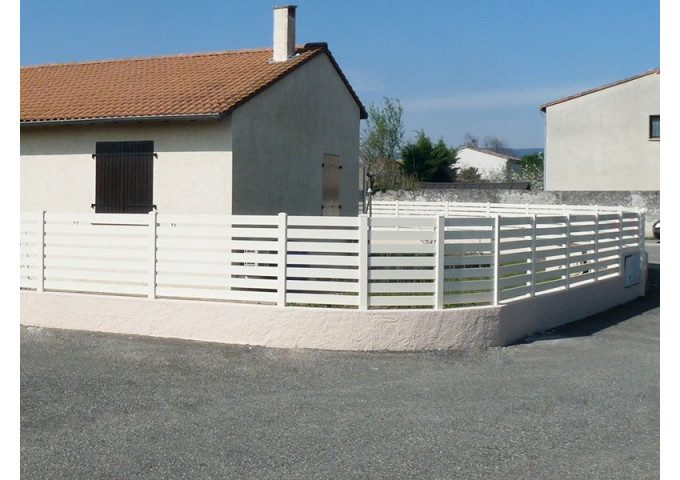 Clôture PVC brise vue Tyrel 050