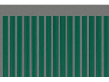 Lame occultante verte en PVC pour maille 50mm