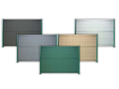 Lame occultante imitation bois en PVC pour maille 50mm