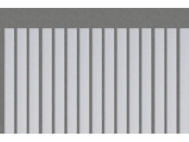 Lame occultante blanche en PVC pour maille 50mm