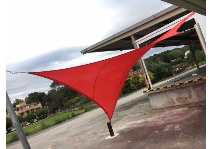 toile de pergola pvc Commercial 95 Rouge