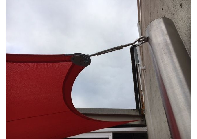 toile de pergola pvc Commercial 95 Rouge
