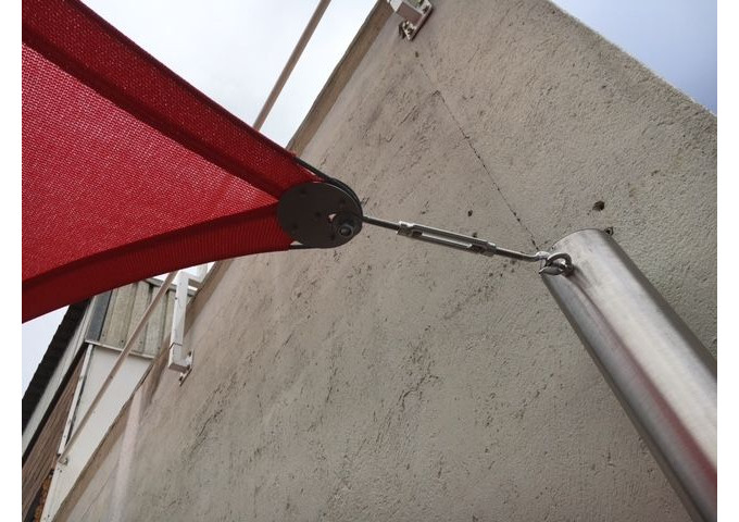 toile de pergola pvc Commercial 95 Rouge