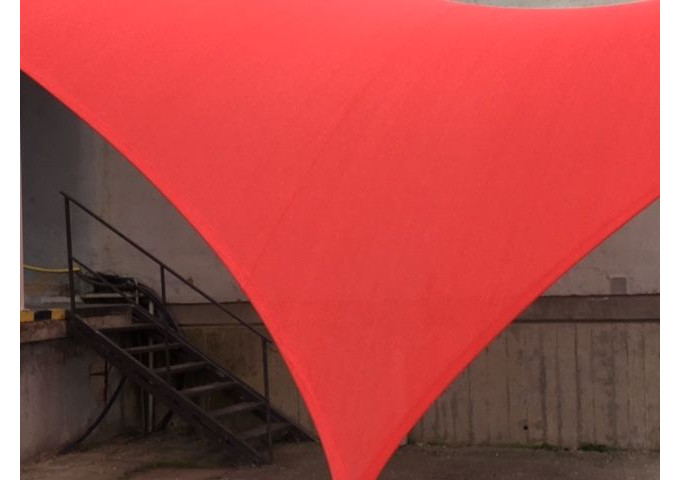 toile de pergola pvc Commercial 95 Rouge