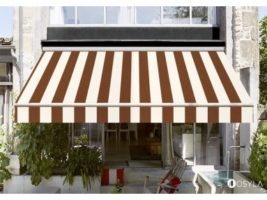 Toile de store marron Dickson orchestra 8552