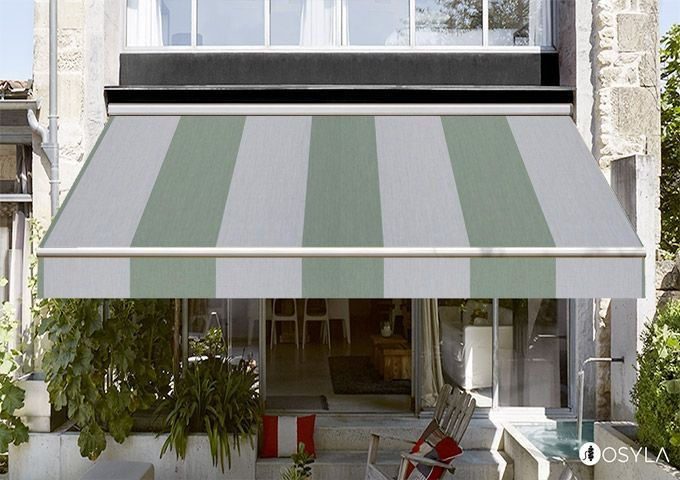Toile de store wide chine green Dickson orchestra d299