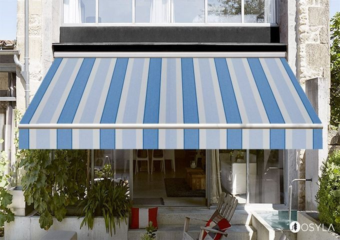 Toile de store hardelot blue Dickson orchestra d338 Toile de store hardelot blue Dickson orchestra d338