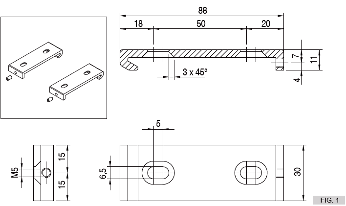 detail A fixation brise vue retractable 