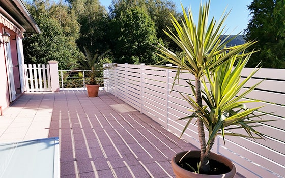 Clôture PVC muret Tyrel