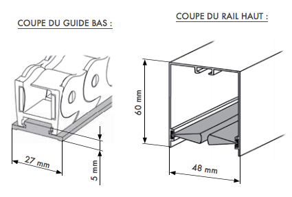 coupe profil moustiquaire