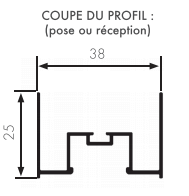 Coupe profil plissée