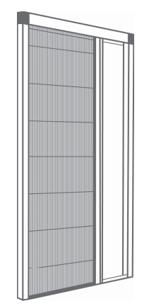 Moustiquaire plissée
